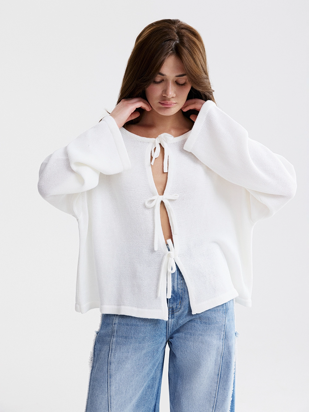 картинка кардиган на завязках  от магазина truered.ru (ex-SOLO·U)