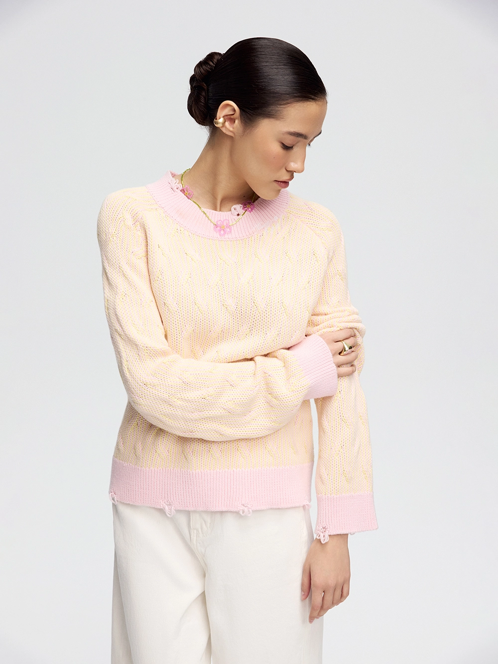 картинка свитер фактурный из мягкого хлопка от магазина truered.ru (ex-SOLO·U)