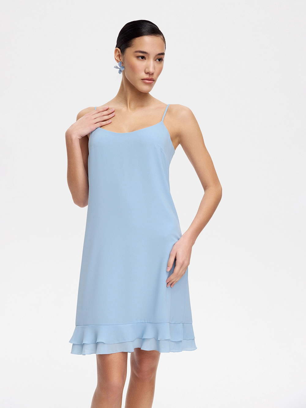 картинка платье мини с воланами от магазина truered.ru (ex-SOLO·U)