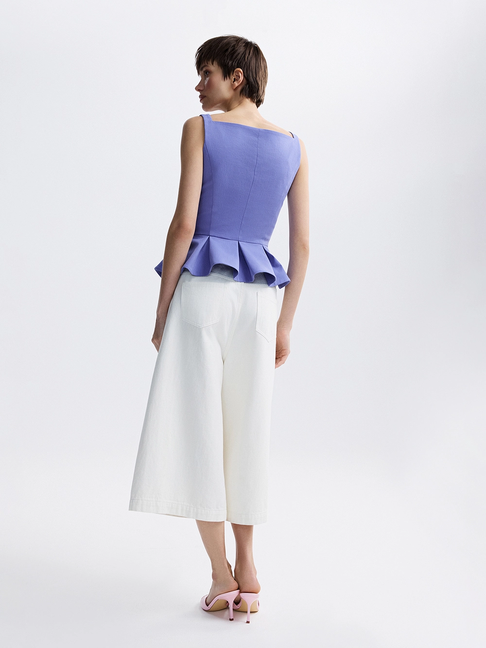 картинка корсетный топ с баской от магазина truered.ru (ex-SOLO·U)